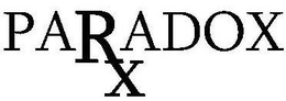PARADOX X trademark