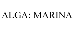 ALGA: MARINA trademark