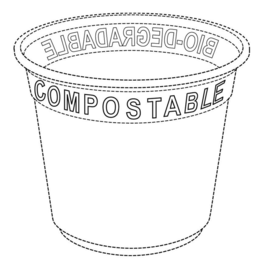 BIO-DEGRADABLE COMPOSTABLE trademark