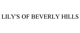 LILY'S OF BEVERLY HILLS trademark