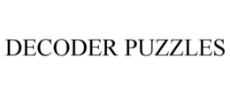 DECODER PUZZLES trademark