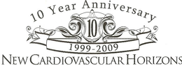 10 YEAR ANNIVERSARY 10 1999-2009 NEW CARDIOVASCULAR HORIZONS trademark