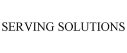 SERVING SOLUTIONS trademark
