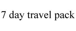 7 DAY TRAVEL PACK trademark