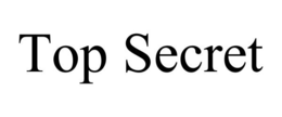 TOP SECRET trademark