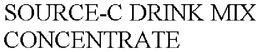 SOURCE-C DRINK MIX CONCENTRATE trademark