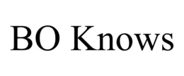 BO KNOWS trademark