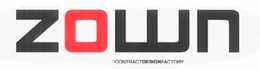 ZOWN CONTRACT DESIGN FACTORY trademark