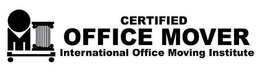 OMI CERTIFIED OFFICE MOVER INTERNATIONAL OFFICE MOVING INSTITUTE trademark