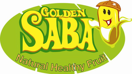 GOLDEN SABA NATURAL HEALTHY FRUIT trademark