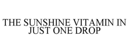 THE SUNSHINE VITAMIN IN JUST ONE DROP trademark