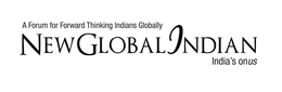 A FORUM FOR FORWARD THINKING INDIANS GLOBALLY NEW GLOBAL INDIAN INDIA'S ONUS trademark