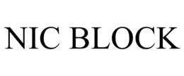 NIC BLOCK trademark