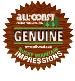 ALL-COAST FOREST PRODUCTS, INC. GENUINE WWW.ALL-COAST.COM ROCKY MOUNTAIN IMPRESSIONS trademark