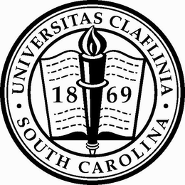 · UNIVERSITAS CLAFLINIA 1869 · SOUTH CAROLINA trademark