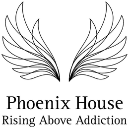 PHOENIX HOUSE RISING ABOVE ADDICTION trademark