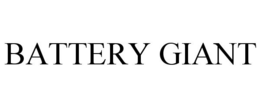 BATTERY GIANT trademark