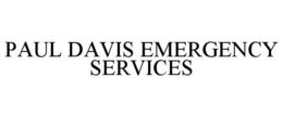 PAUL DAVIS EMERGENCY SERVICES trademark