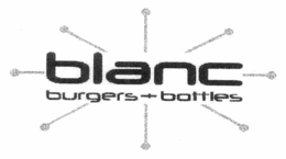 BLANC BURGERS + BOTTLES trademark