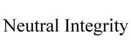 NEUTRAL INTEGRITY trademark