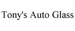 TONY'S AUTO GLASS trademark