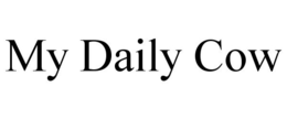 MY DAILY COW trademark