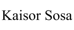 KAISOR SOSA trademark