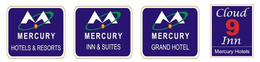 M MERCURY HOTELS & RESORTS M MERCURY INN & SUITES M MERCURY GRAND HOTEL CLOUD 9 INN MERCURY HOTELS trademark