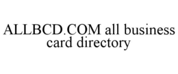 ALLBCD.COM ALL BUSINESS CARD DIRECTORY trademark