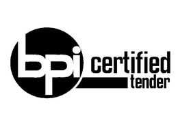 BPI CERTIFIED TENDER trademark