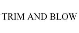 TRIM AND BLOW trademark