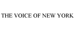 THE VOICE OF NEW YORK trademark