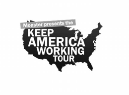 MONSTER PRESENTS THE KEEP AMERICA WORKING TOUR trademark
