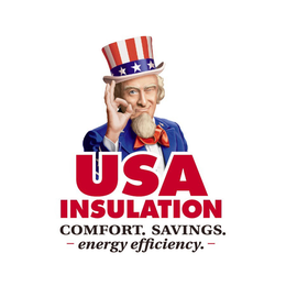USA INSULATION COMFORT. SAVINGS. ENERGY EFFICIENCY. trademark