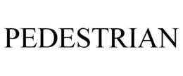 PEDESTRIAN trademark