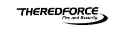 THE RED FORCE FIRE AND SECURITY trademark