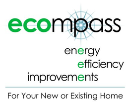 ECOMPASS ENERGY EFFICIENCY IMPROVEMENTS FOR YOUR NEW OR EXISTING HOME trademark