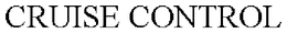 CRUISE CONTROL trademark