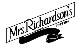 MRS. RICHARDSON'S TOPPING trademark
