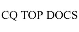 CQ TOP DOCS trademark