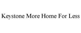 KEYSTONE MORE HOME FOR LESS trademark