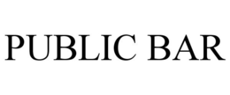 PUBLIC BAR trademark