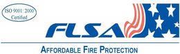 FLSA AFFORDABLE FIRE PROTECTION ISO 9001: 2000 CERTIFIED trademark
