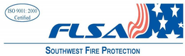 FLSA SOUTHWEST FIRE PROTECTION ISO 9001: 2000 CERTIFIED trademark