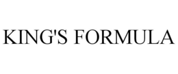 KING'S FORMULA trademark