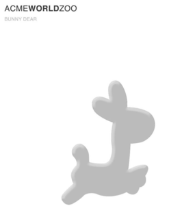 ACMEWORLDZOO BUNNY DEAR trademark