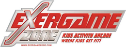 EXERGAME ZONE KIDS ACTIVITY ARCADE WHERE KIDS GET FIT! WWW.EXERGAMEZONE.COM trademark