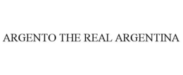ARGENTO THE REAL ARGENTINA trademark
