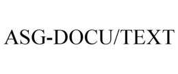 ASG-DOCU/TEXT trademark