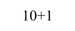 10+1 trademark
